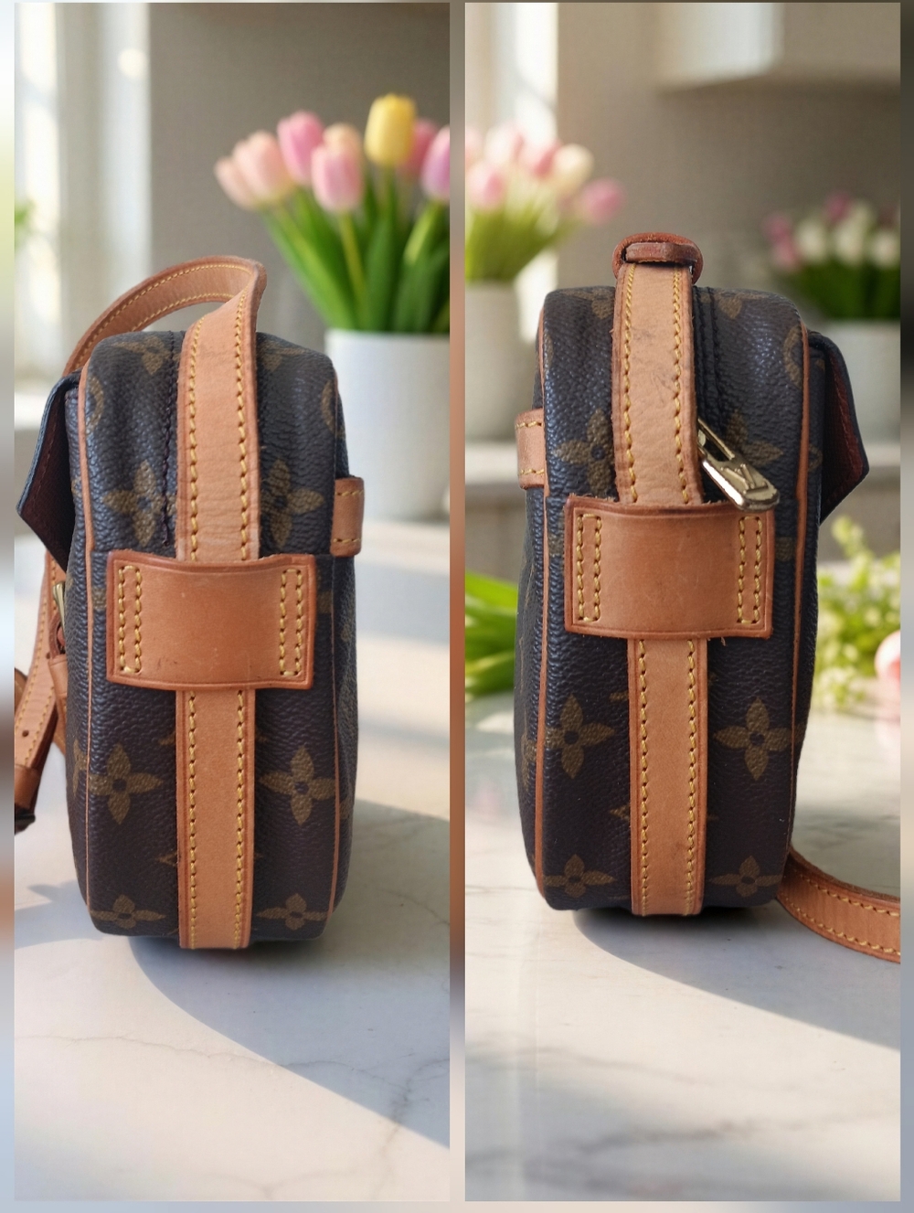 Louis Vuitton Monogram Jeune Fille PM Crossbody Vintage 1990 PRISTINE ✨️ - Picture 9 of 16